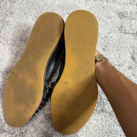 Nisolo Huarache Sandal Black Size 11 - Picture 7 of 8